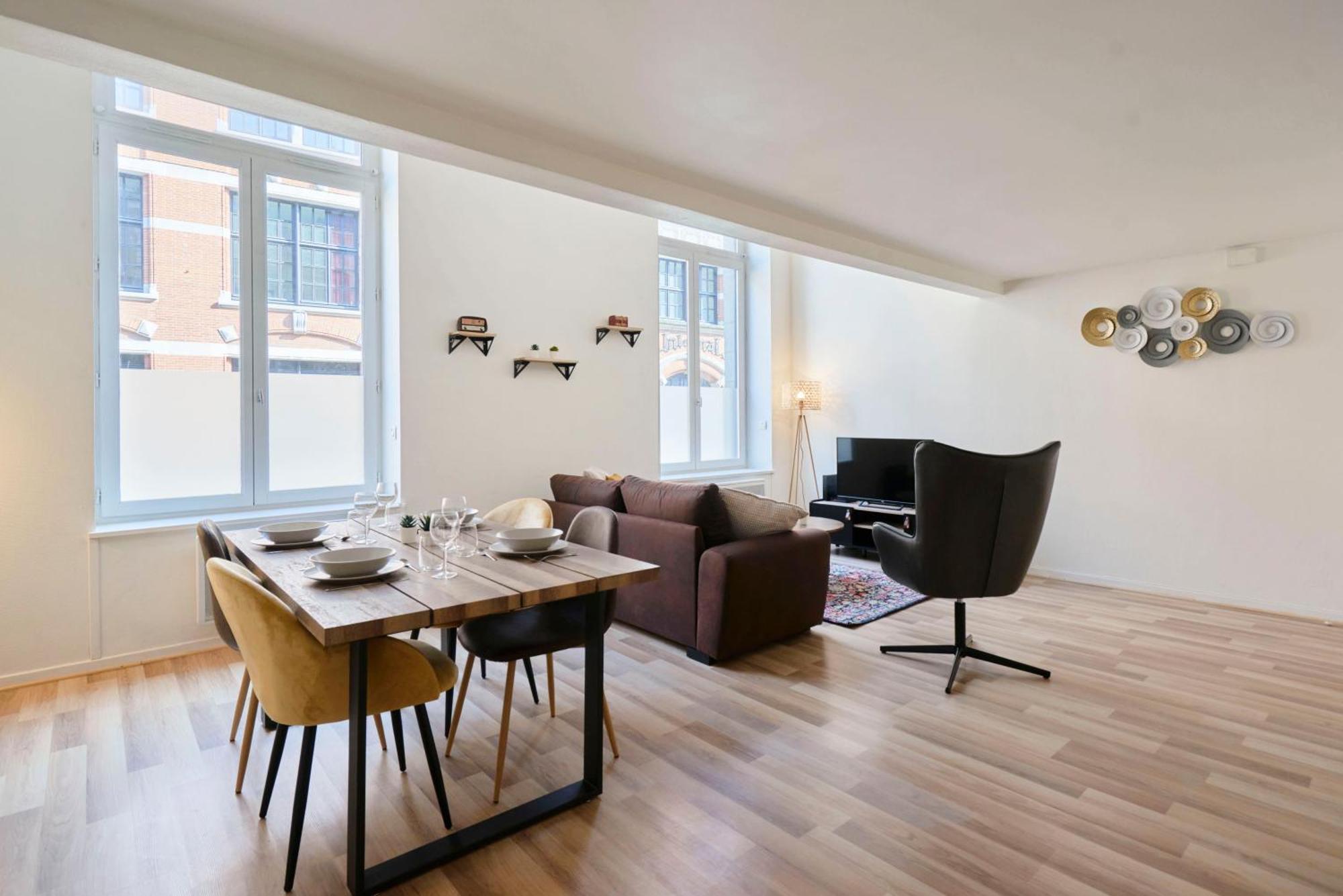 شقة Locationstourcoing - Le Loft المظهر الخارجي الصورة